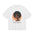 Empowering Graphic Oversized Tee - "Power Looks Soft on Me"